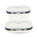 Glider Collapsible Bento Box Set - Leak-Proof Silicone Lunch Containers