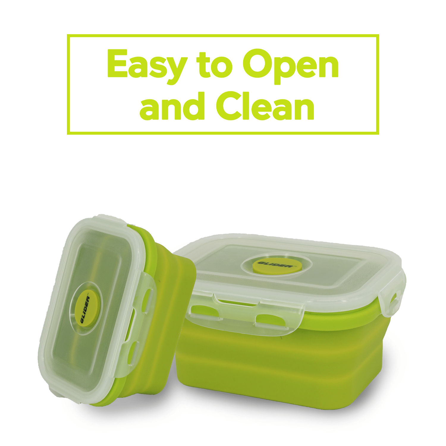 GLIDER S20 Collapsible Bento Food Container Set
