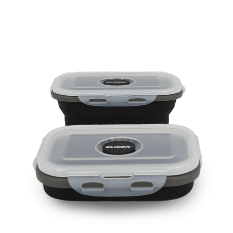 GLIDER S20 Black Bento Premium Lunch Box & Food Storage Container