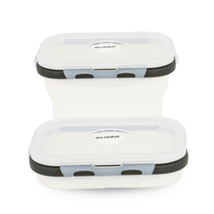 Glider Premium Collapsible Bento Box Set – Leak-Proof & Versatile