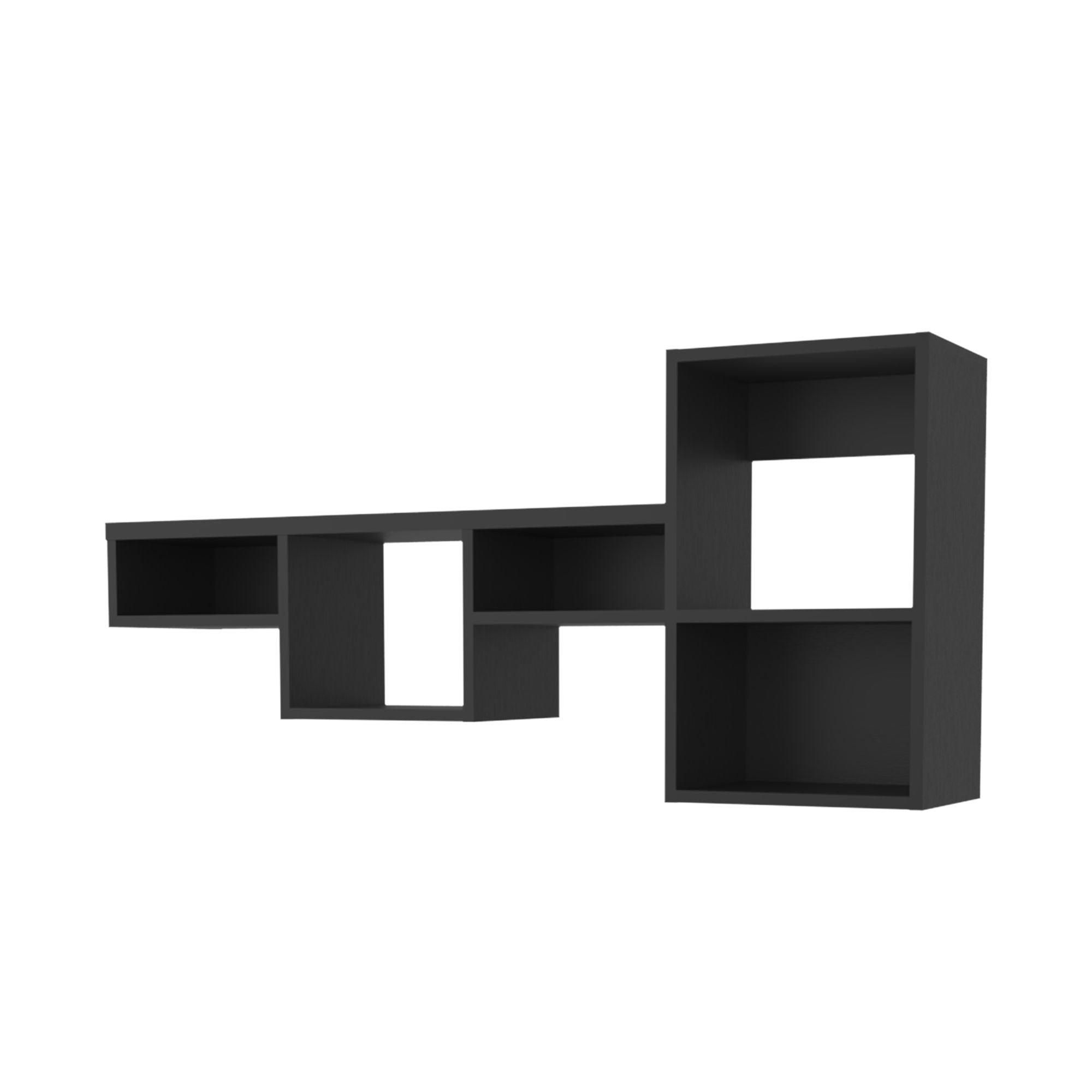 Globe Wall-Mounted Shelf Unit with 5 Shelves