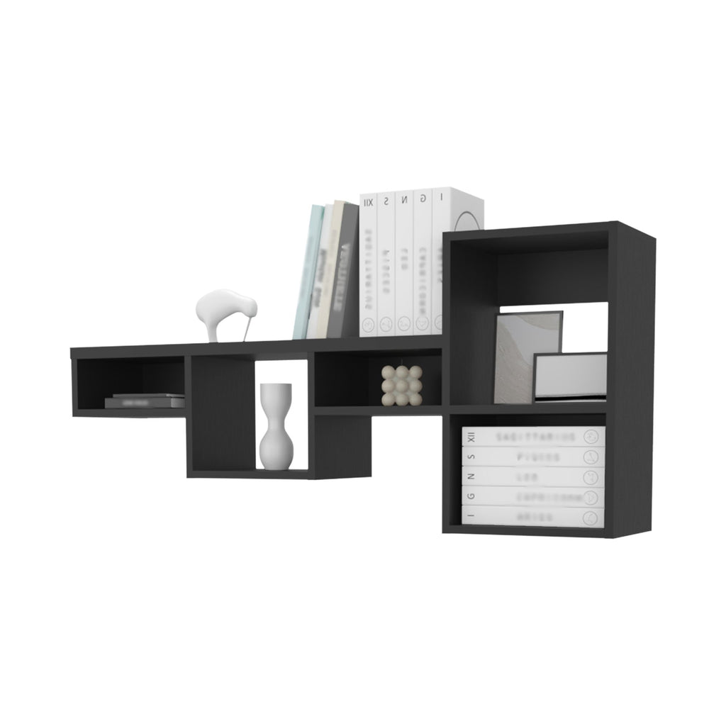 Globe Wall-Mounted Shelf Unit with 5 Shelves