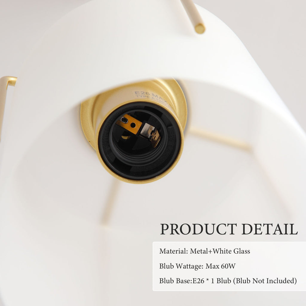 Dual-State Gold Pendant Light | Sleek Decor to Warm Glow