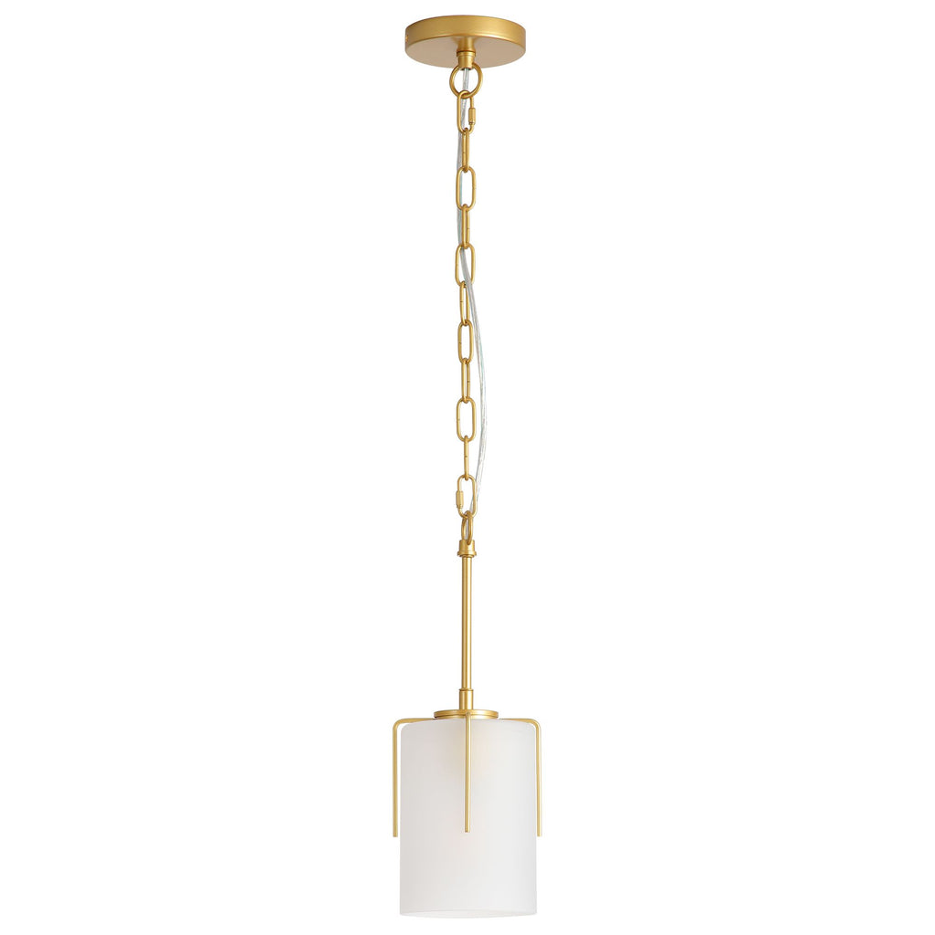Dual-State Gold Pendant Light | Sleek Decor to Warm Glow