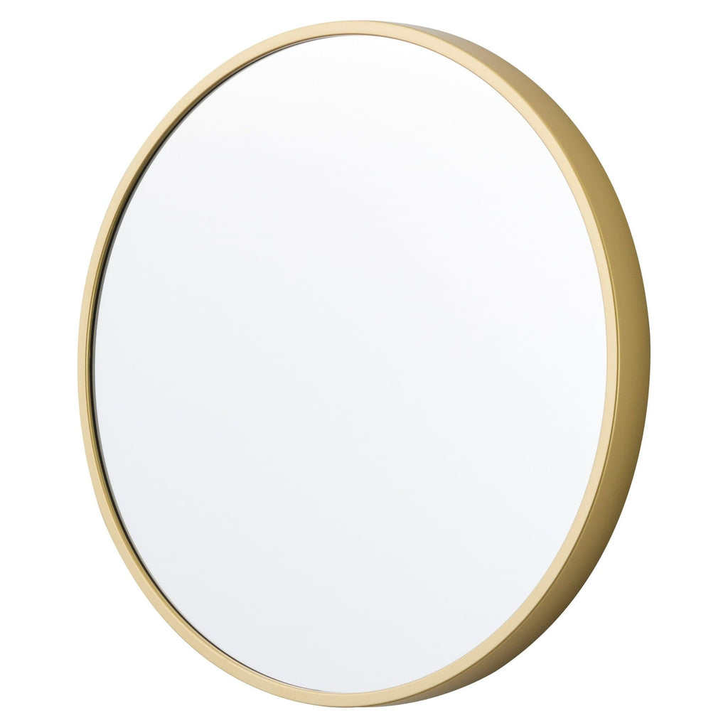 Gold Round Small Decorative Wall Mirror Set of 3