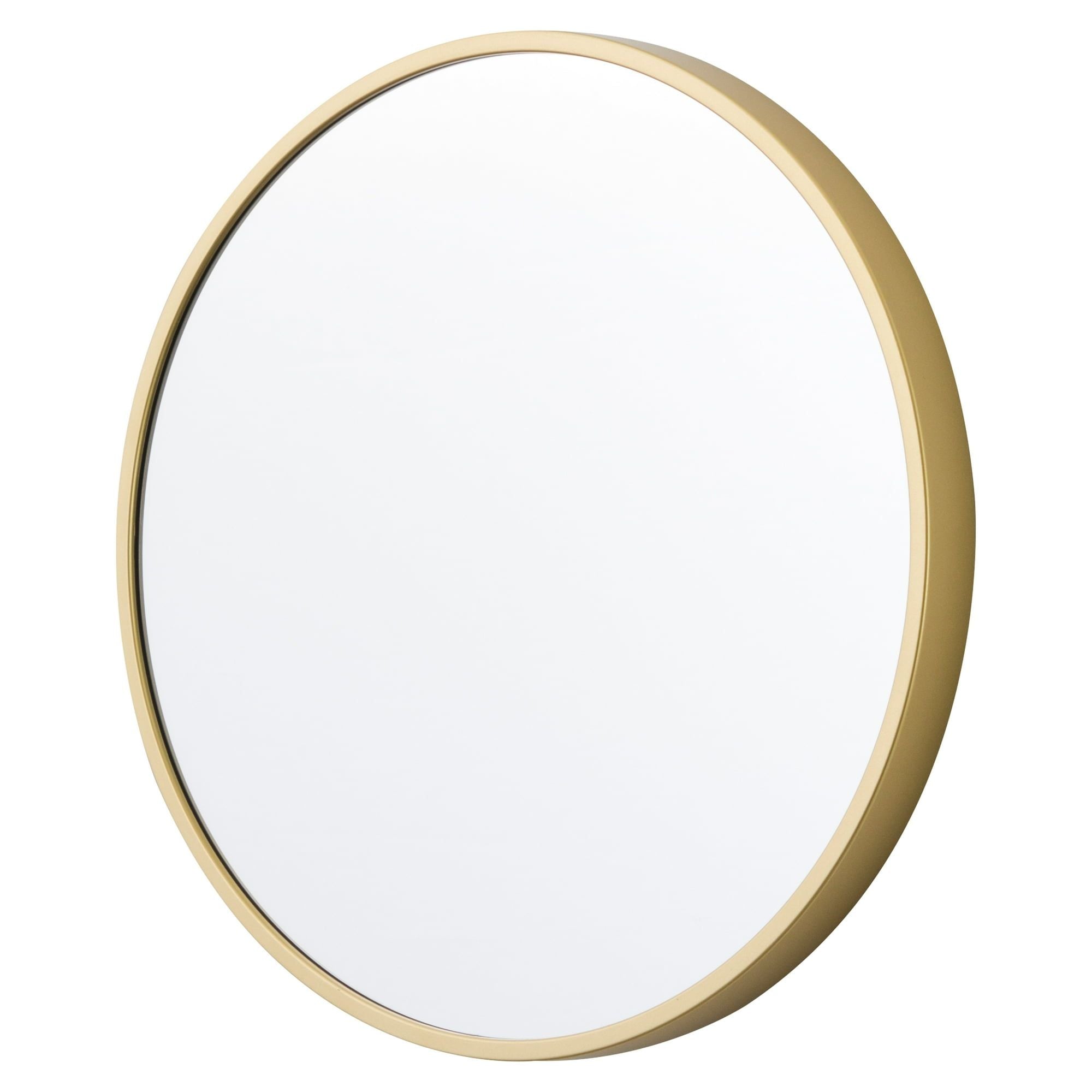 Gold Round Small Decorative Wall Mirror Set of 3
