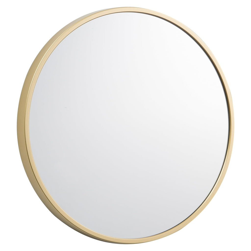 Gold Round Small Decorative Wall Mirror Set of 3