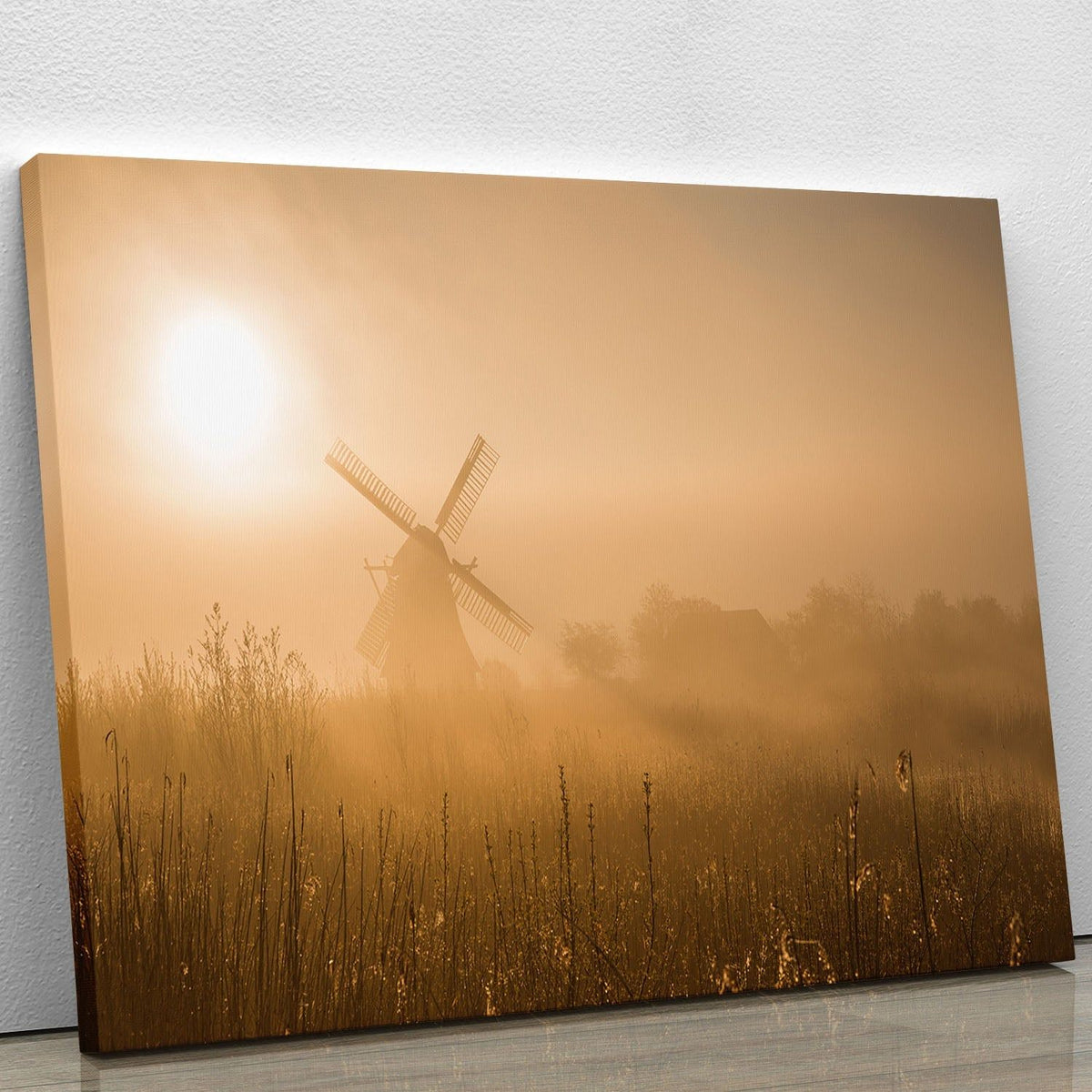 Golden Dawn Nature-Inspired Canvas Print or Poster