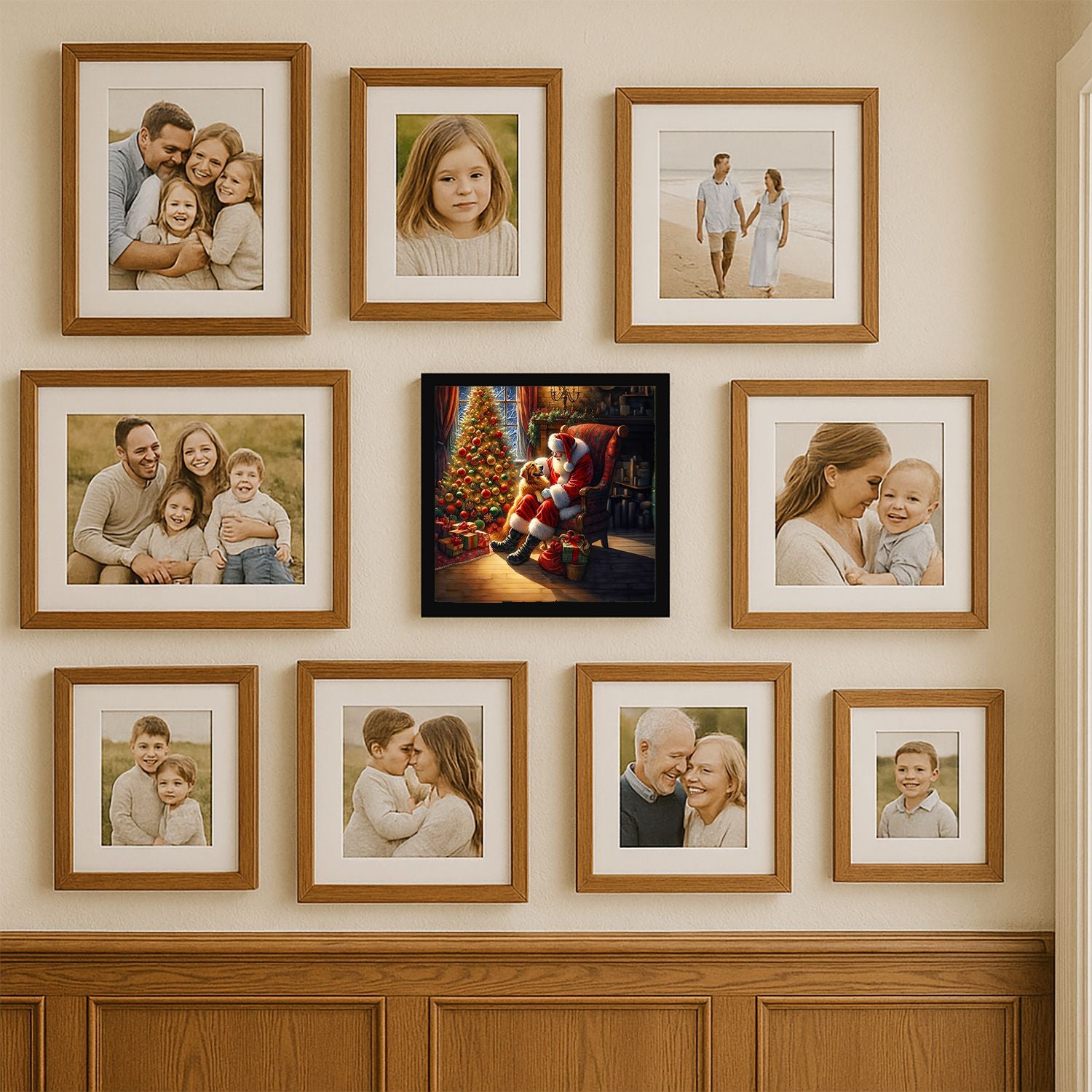 Framed Metal Print Wall Art – Sleek Design for Modern Home Decor