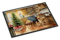 Golden Retriever Christmas Cookies Indoor-Outdoor Doormat
