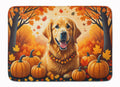 Golden Retriever Fall Memory Foam Kitchen Mat