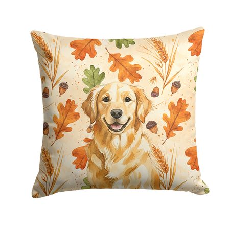 Golden Retriever Heirloom Fall Thanksgiving Accent Pillow