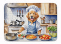 Golden Retriever The Chef Cushioned Kitchen Mat