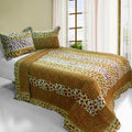 Golden Time Reversible Vermicelli-Quilted Set
