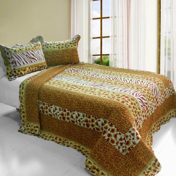 Golden Time Reversible Vermicelli-Quilted Set