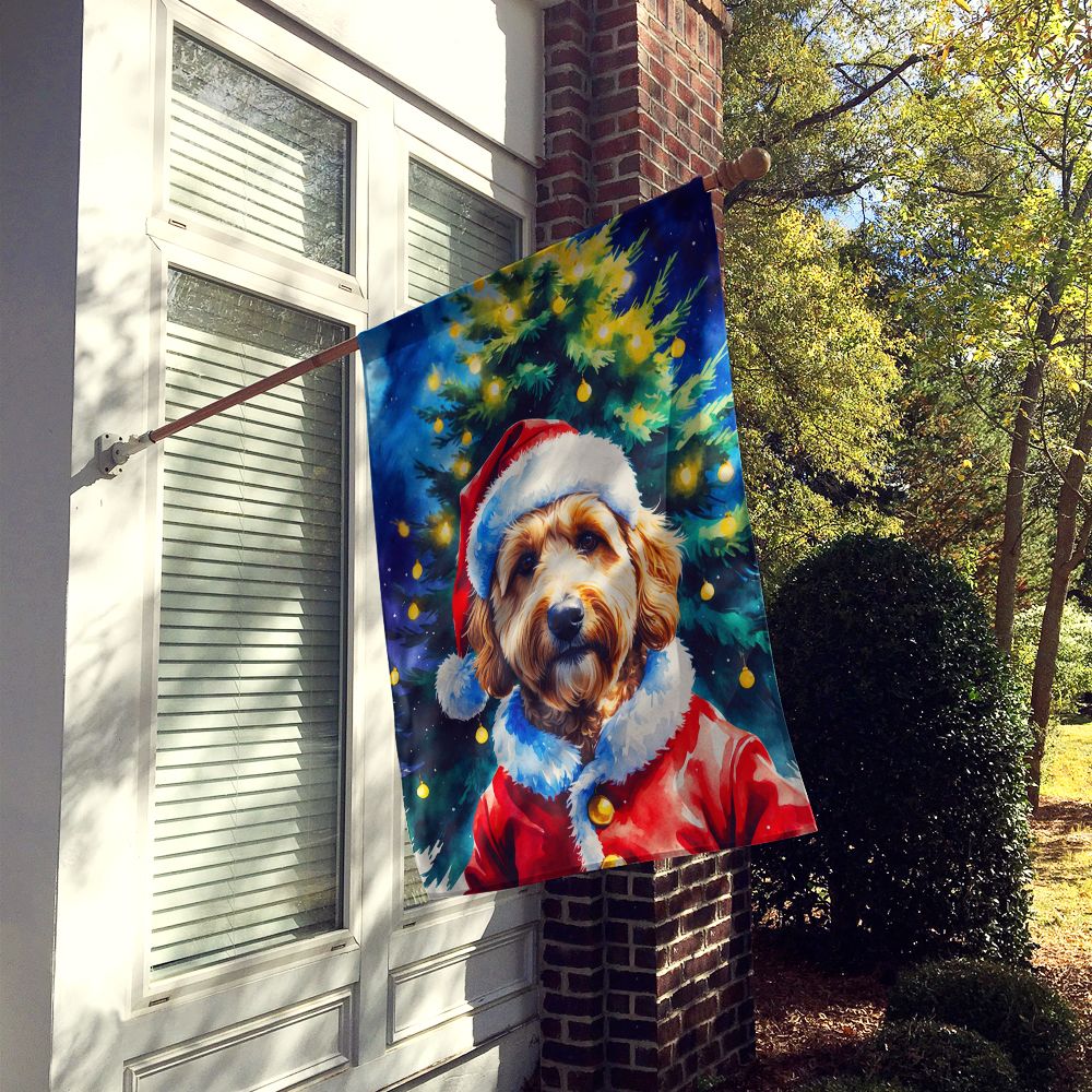 Large Double-Sided Christmas House Flag for Outdoor Holiday Decor