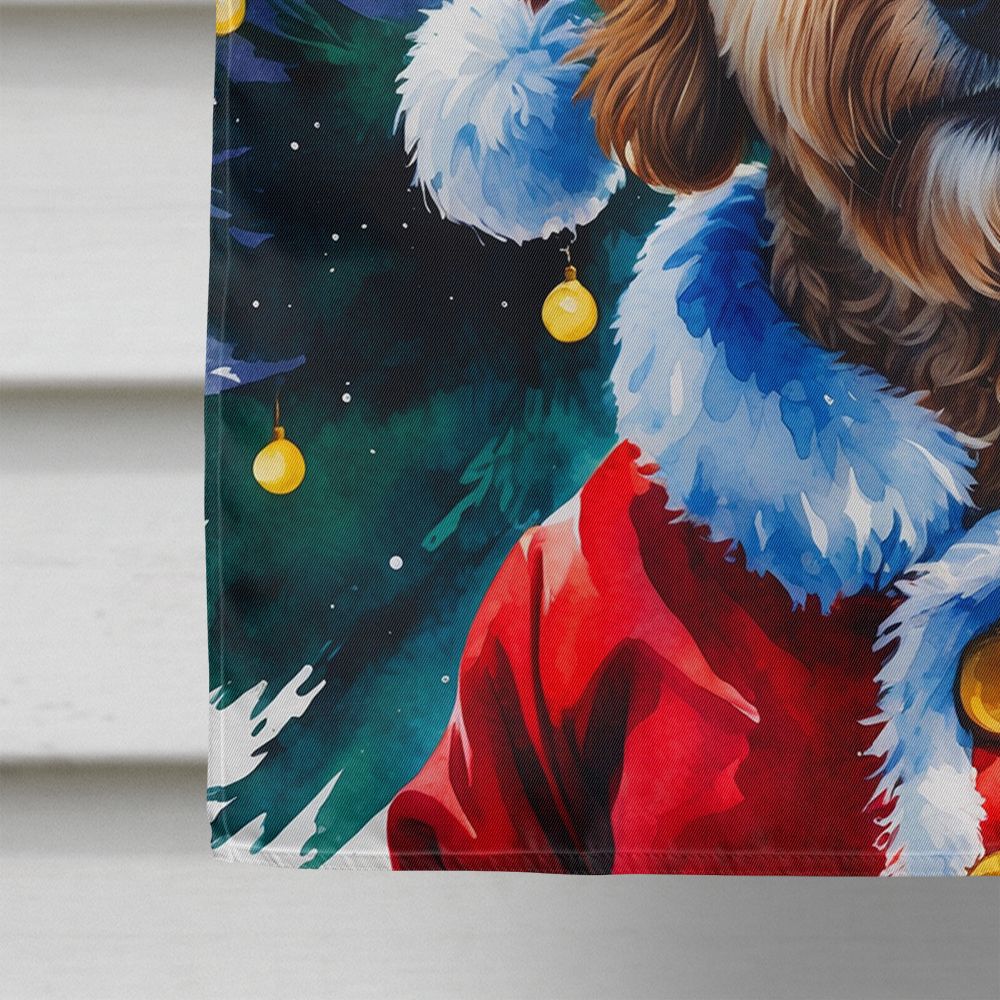 Large Double-Sided Christmas House Flag for Outdoor Holiday Decor