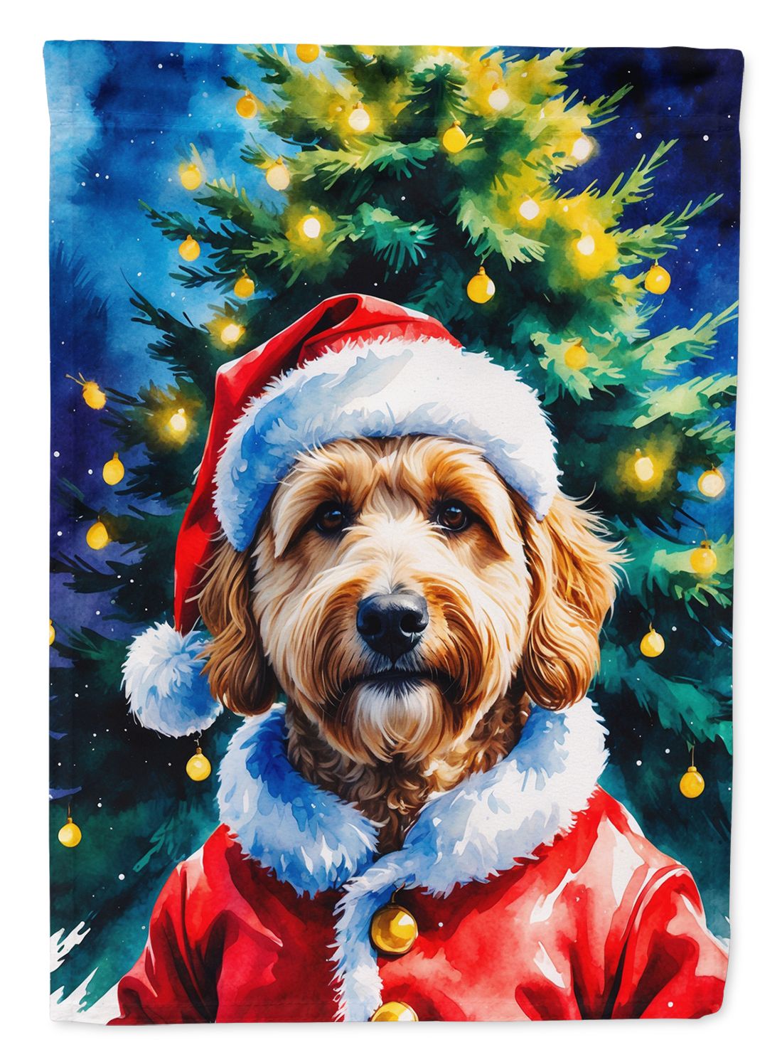 Large Double-Sided Christmas House Flag for Outdoor Holiday Decor