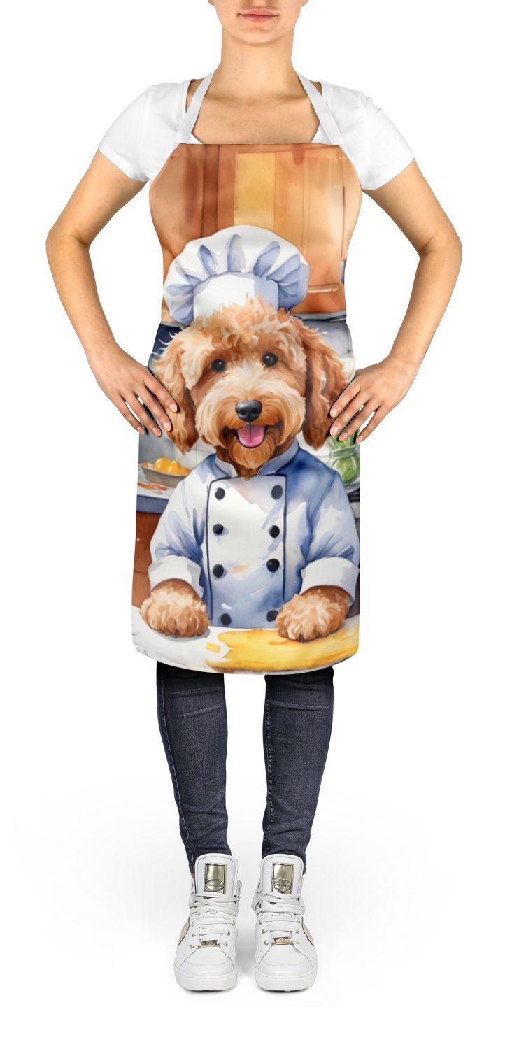 Goldendoodle Chef Artwork Apron for Kitchen and Crafts