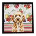 Goldendoodle Vegetables Framed Wall Art