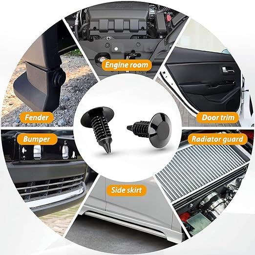 GOOACC Push-In Automotive Retainer Clips