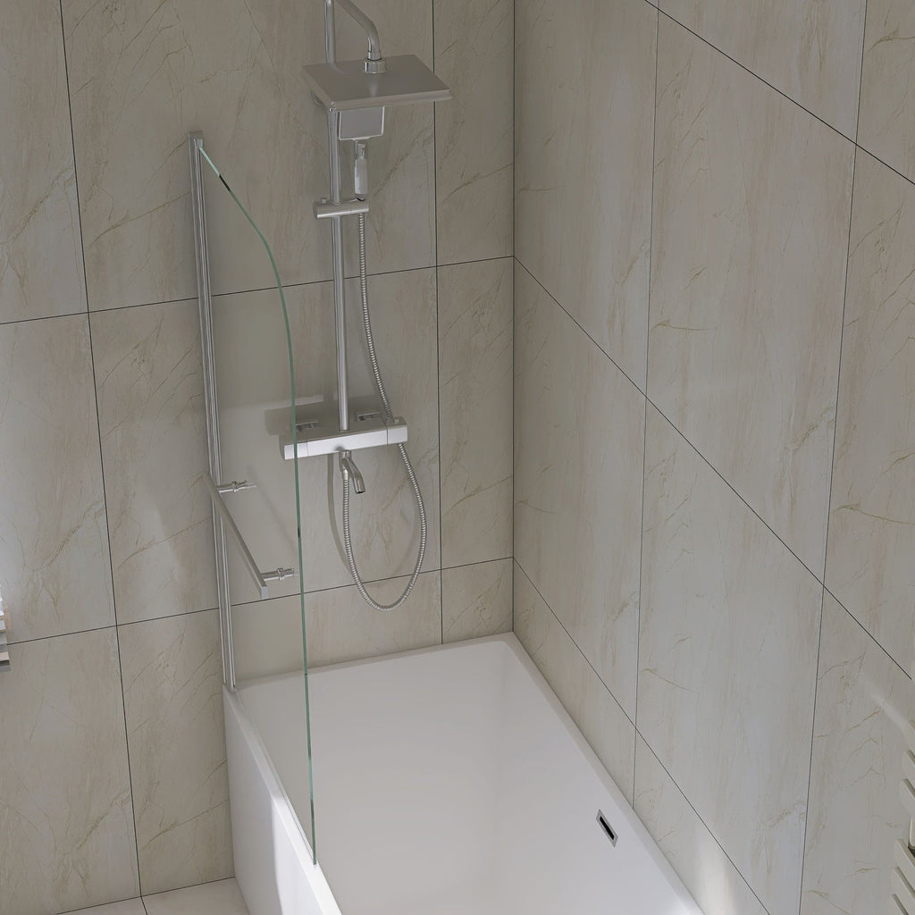 Goodyo Frameless Pivoting Bathtub Screen
