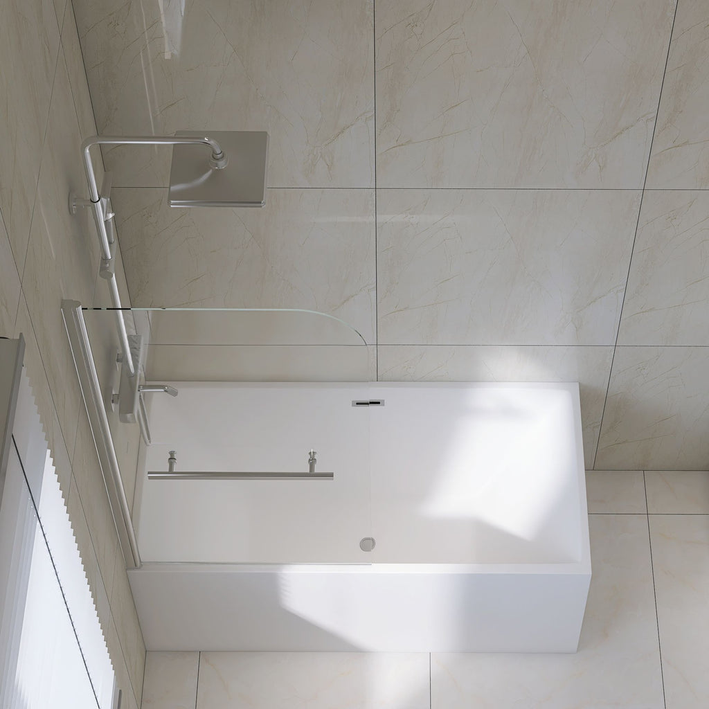 Goodyo Frameless Pivoting Bathtub Screen