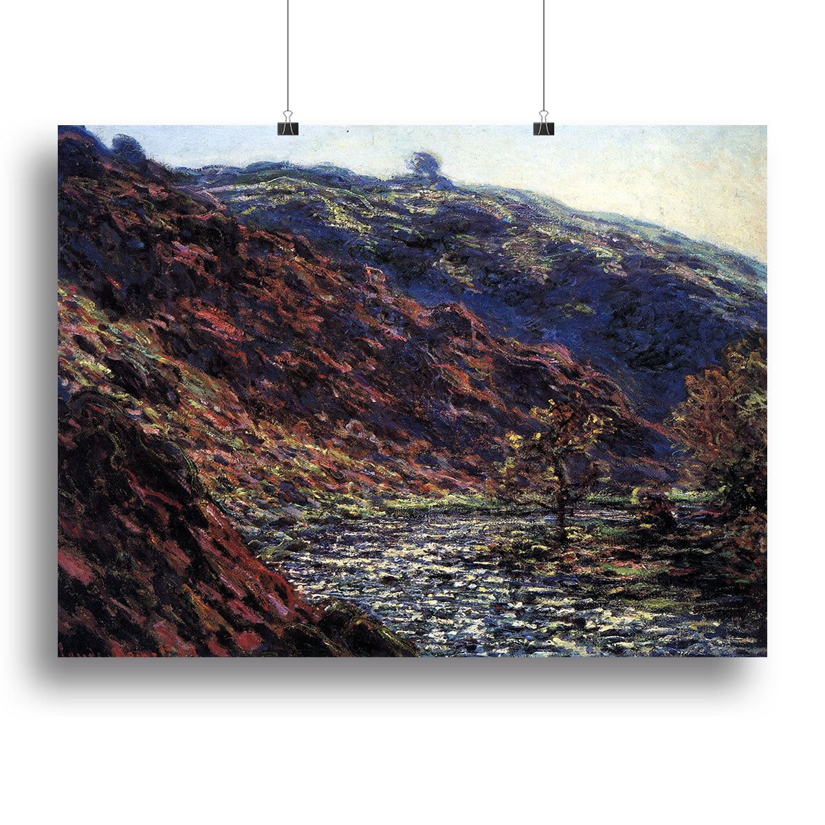 Monet's Gorge of the Petite Creuse Wall Art