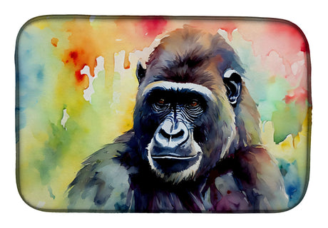 Gorilla Artwork Absorbent Dish-Drying Mat