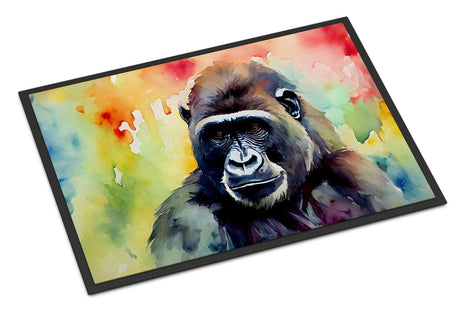 Gorilla Artwork Doormat for Indoor or Outdoor Entryways