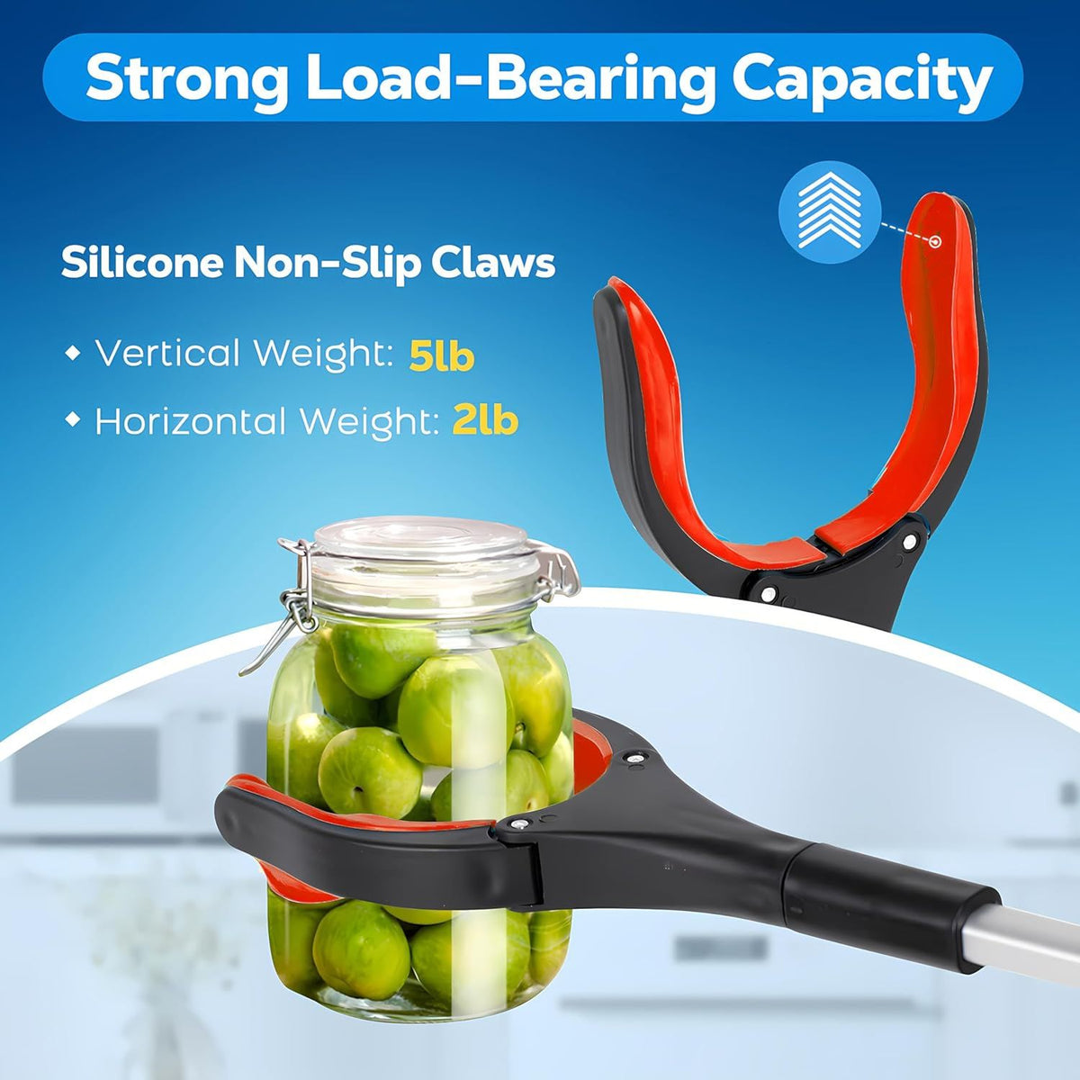 Extra Long Foldable Grabber Reacher Tool for Easy Reach