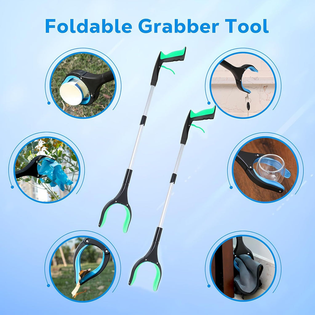 Extra Long Foldable Grabber Reacher Tool for Easy Reach