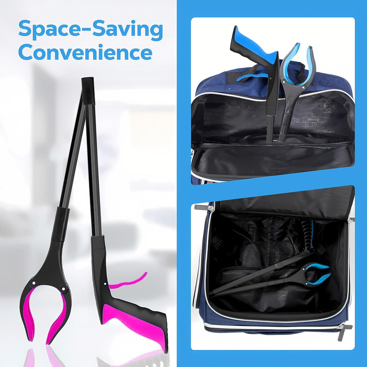 Extra Long Foldable Grabber Reacher Tool for Easy Reach