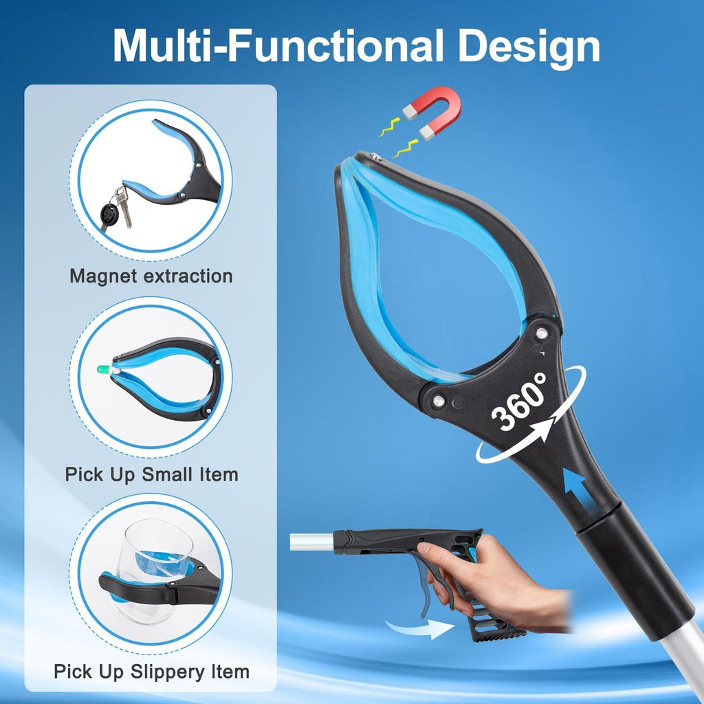 Extra Long Foldable Grabber Reacher Tool for Easy Reach