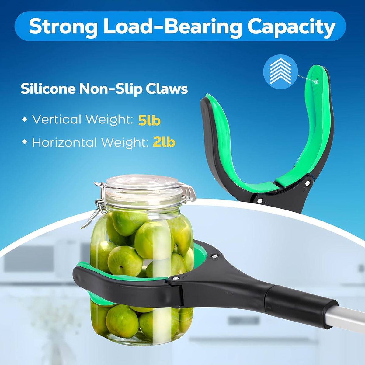 Extra Long Foldable Grabber Reacher Tool for Easy Reach