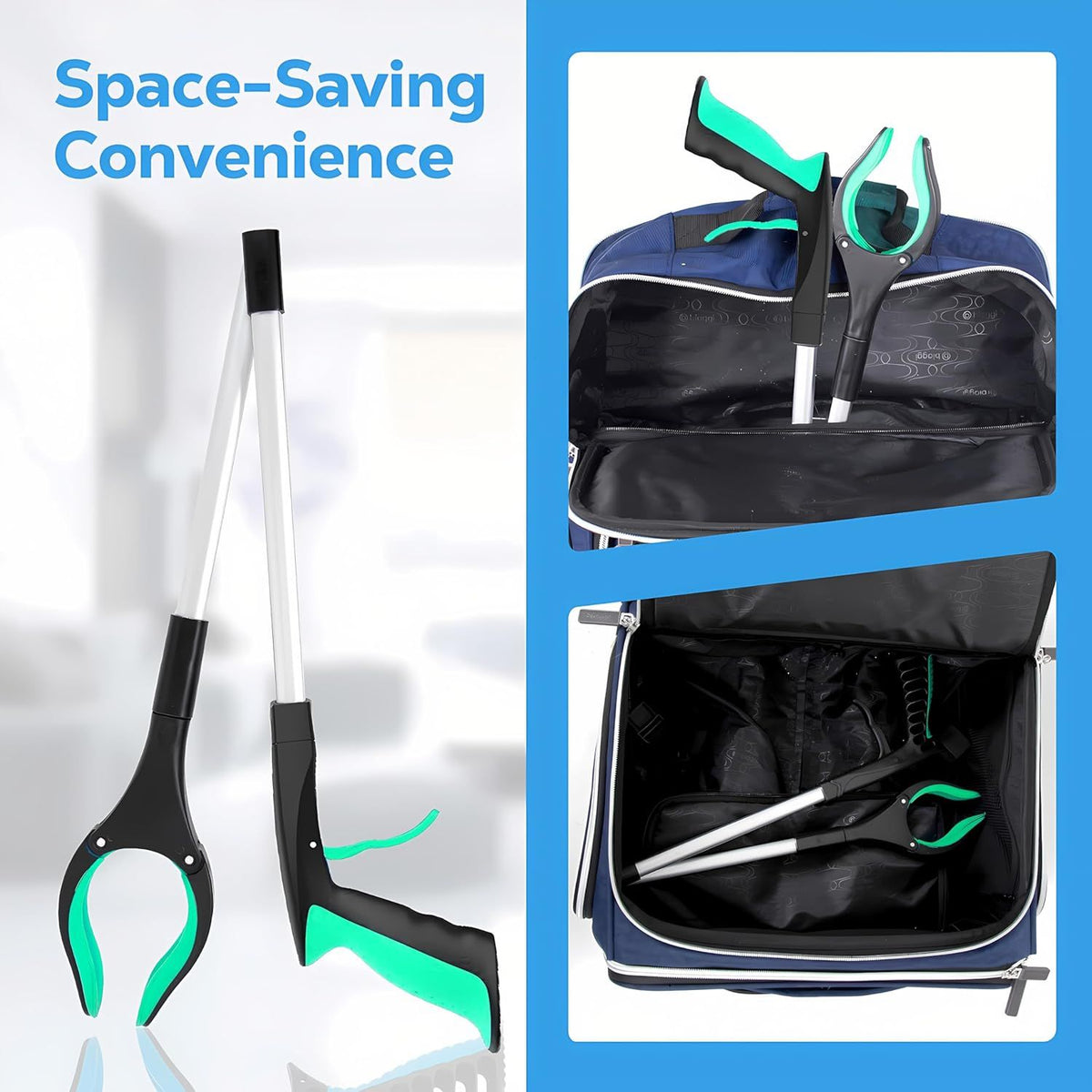 Extra Long Foldable Grabber Reacher Tool for Easy Reach