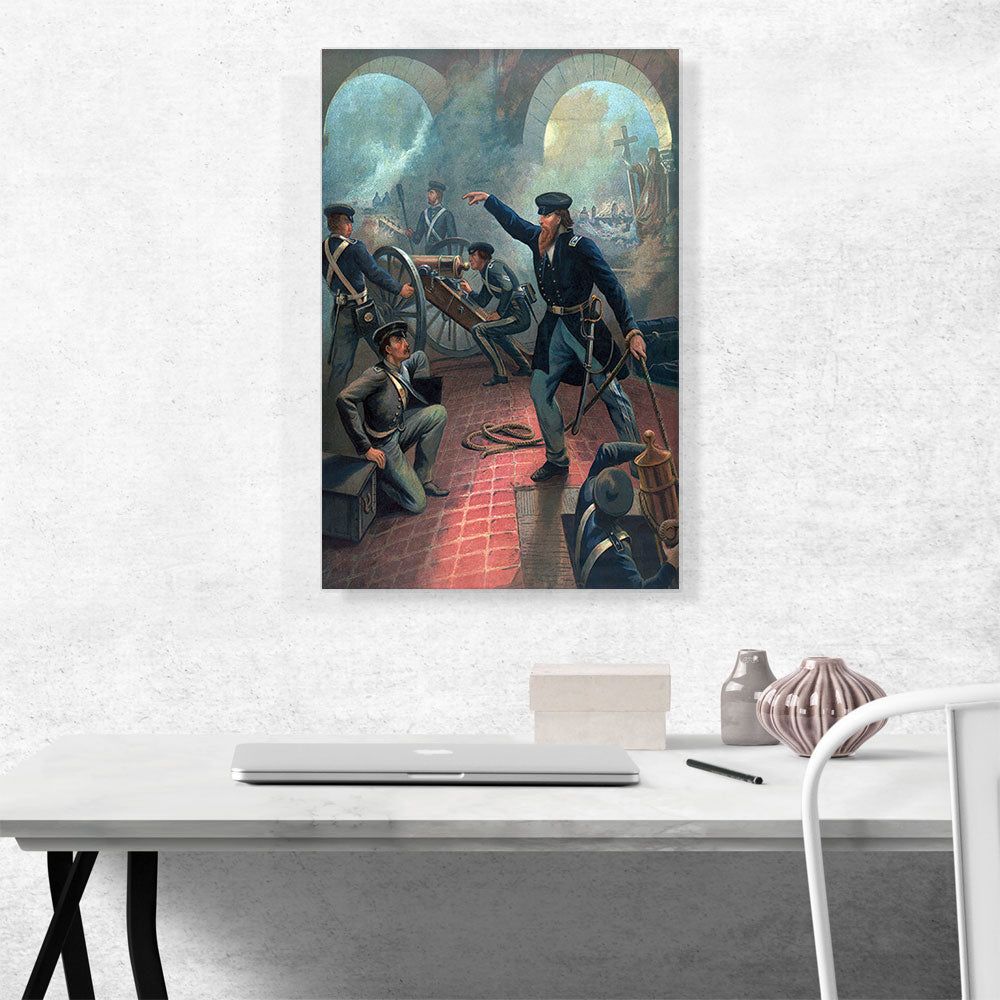 Grant at the Capture of the City of Mexico Wall Art