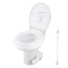 Pedal Gravity Flush Toilet for RV and Camper Comfort