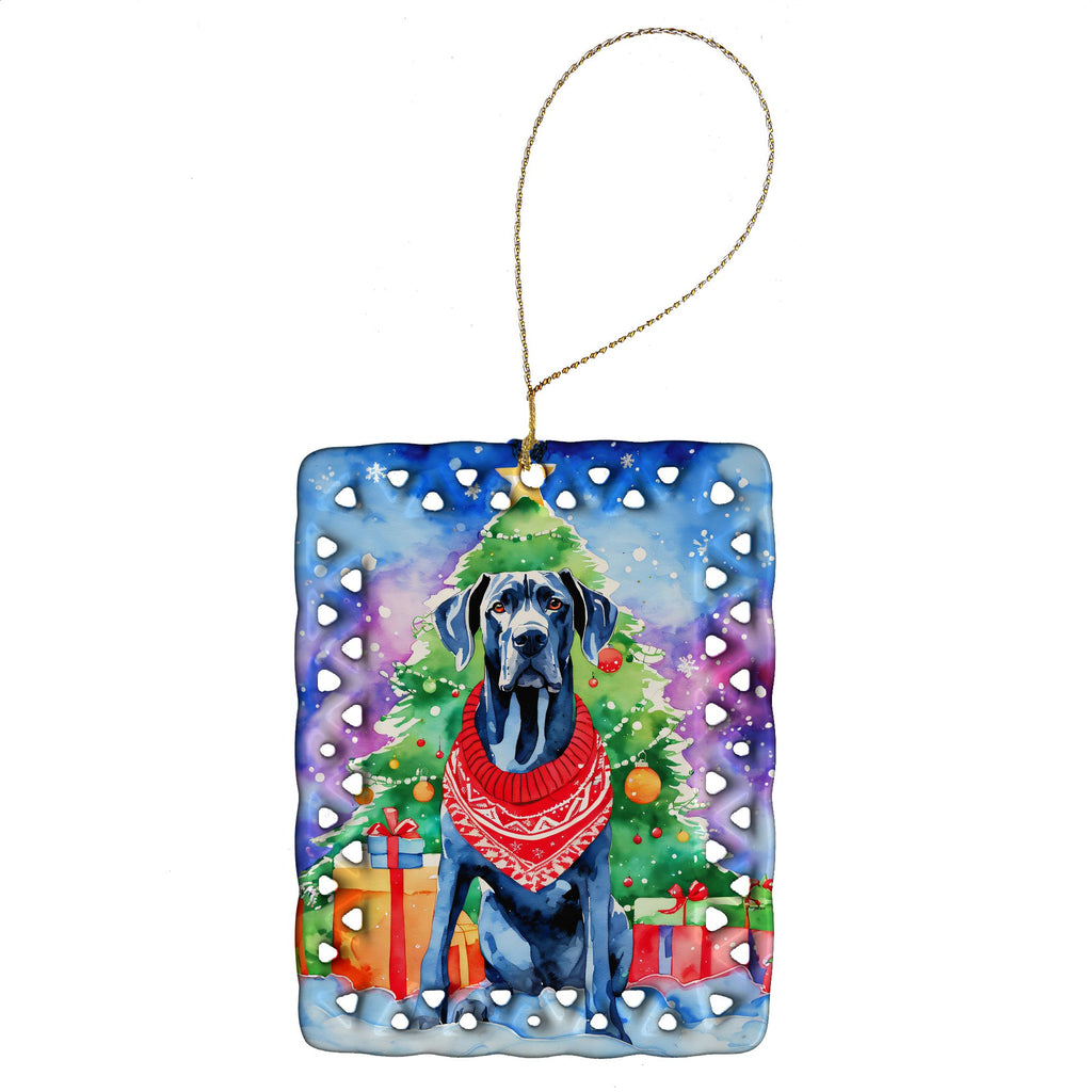 Great Dane Personalized Christmas Ornament