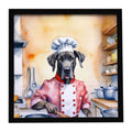 Great Dane The Chef Framed Wall Art