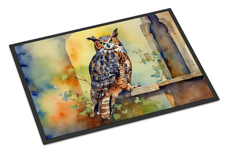 Great Horned Owl Indoor-Outdoor Artwork Doormat