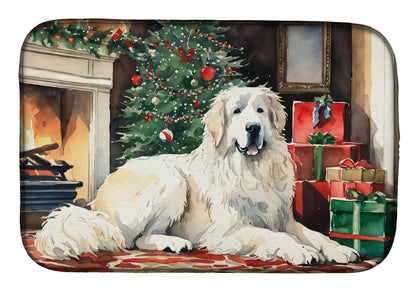 Cozy Christmas Dish Drying Mat – Absorbent & Non-Slip
