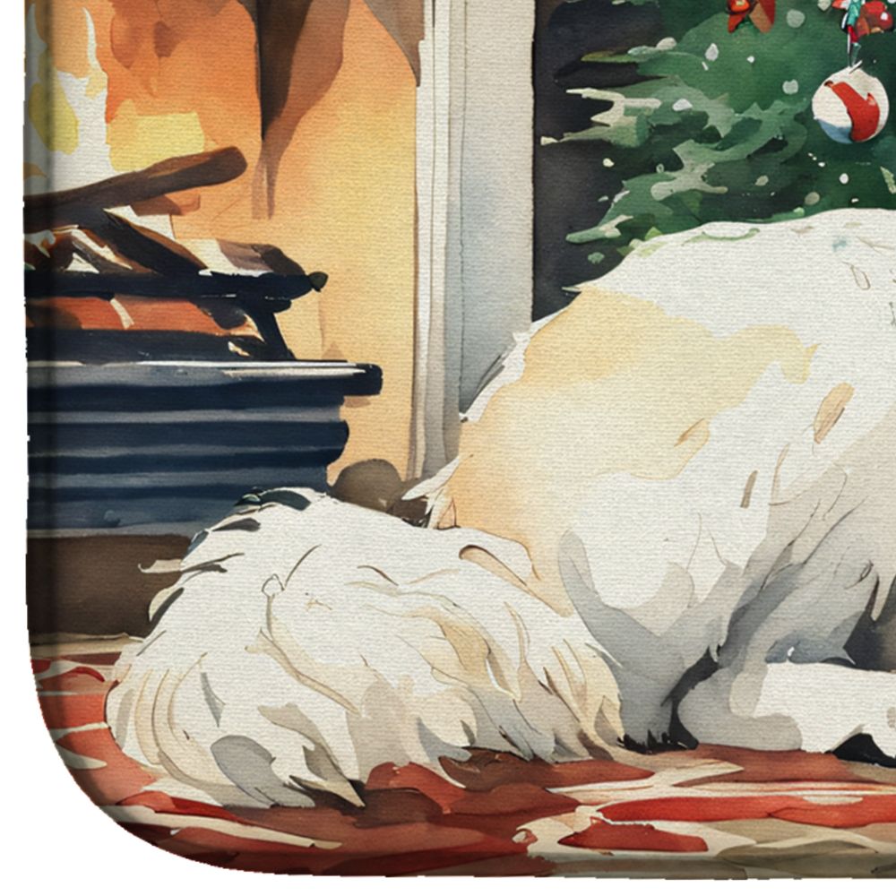 Cozy Christmas Dish Drying Mat – Absorbent & Non-Slip
