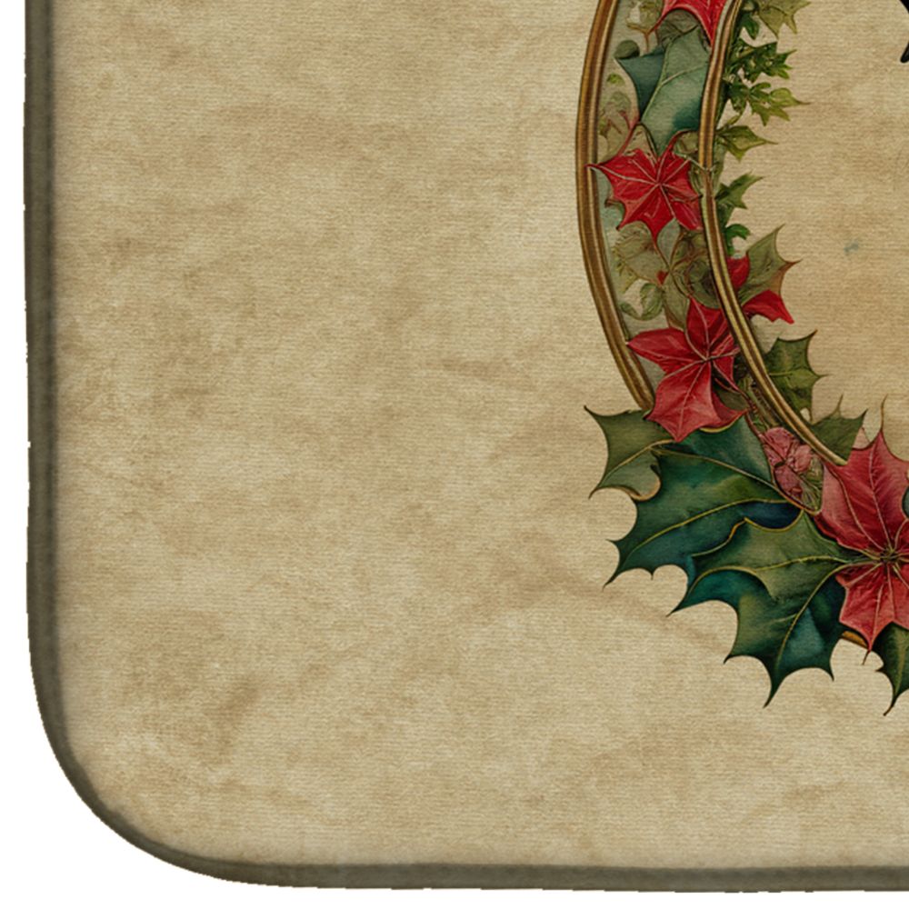 Greater Swiss Mountain Dog Christmas Dish Mat