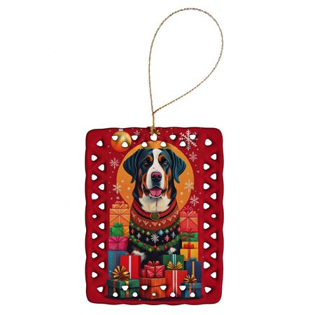Greater Swiss Mountain Dog Holiday Ornament