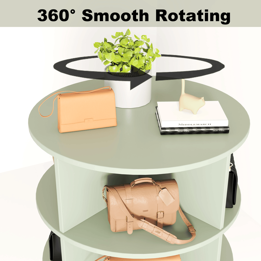 360° Rotating Shoe Cabinet – Fits 24 Pairs, Compact & Stylish