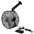 Greenhouse Air Circulation Fan, 1800 CFM, 10 Speeds, Auto Temperature & Humidity Control