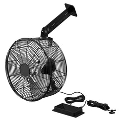 Greenhouse Air Circulation Fan, 1800 CFM, 10 Speeds, Auto Temperature & Humidity Control
