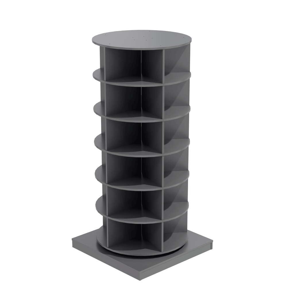 360-Degree Rotating Shoe Cabinet with 6 Layers