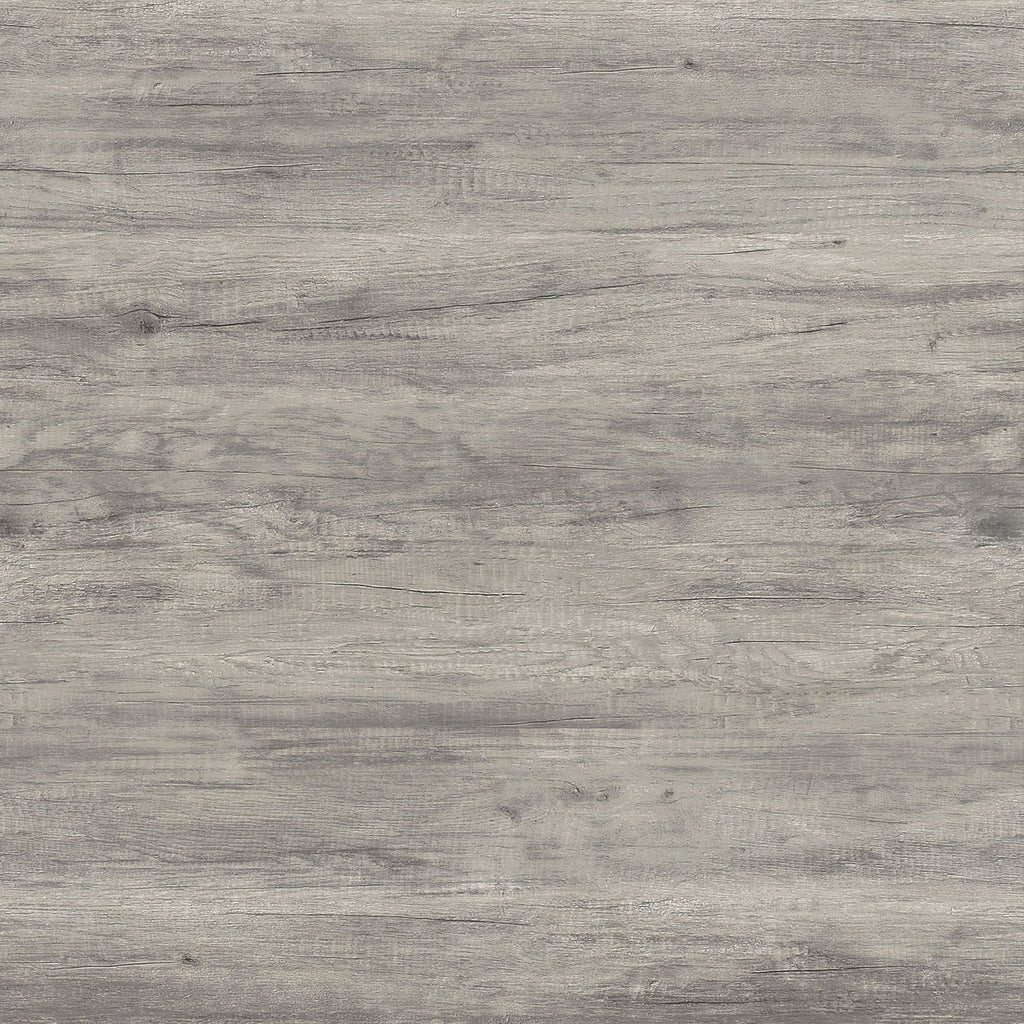 Grey Driftwood 4-Shelf Bookcase with Modern Industrial Charm